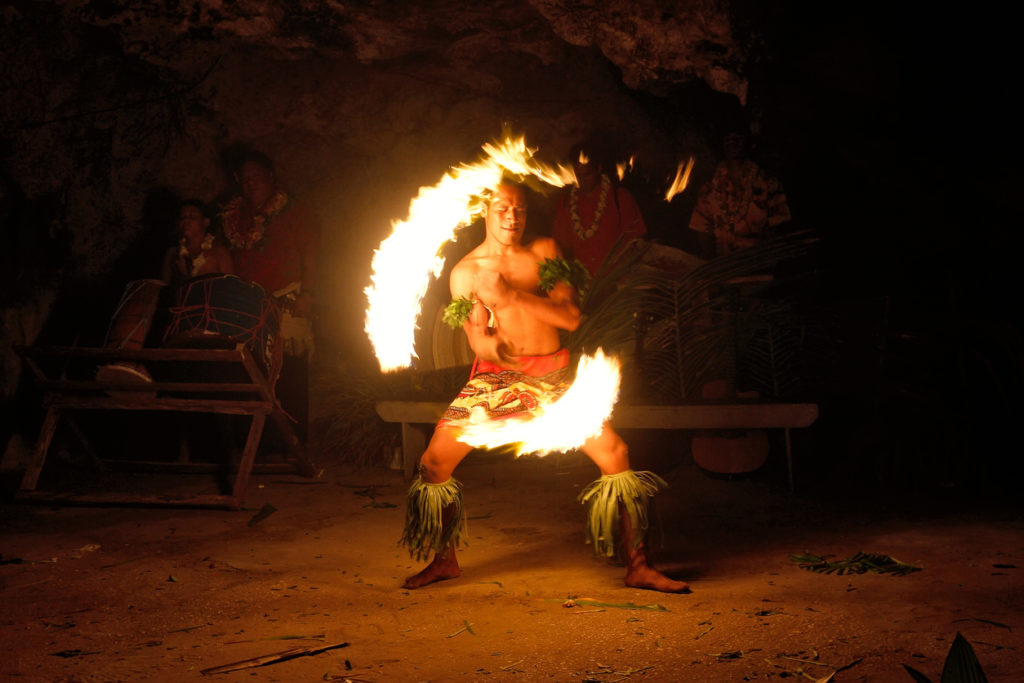 Fires shows in Tonga