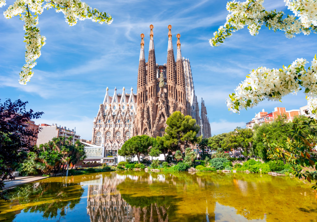 The Sagrada Familia Cathedral