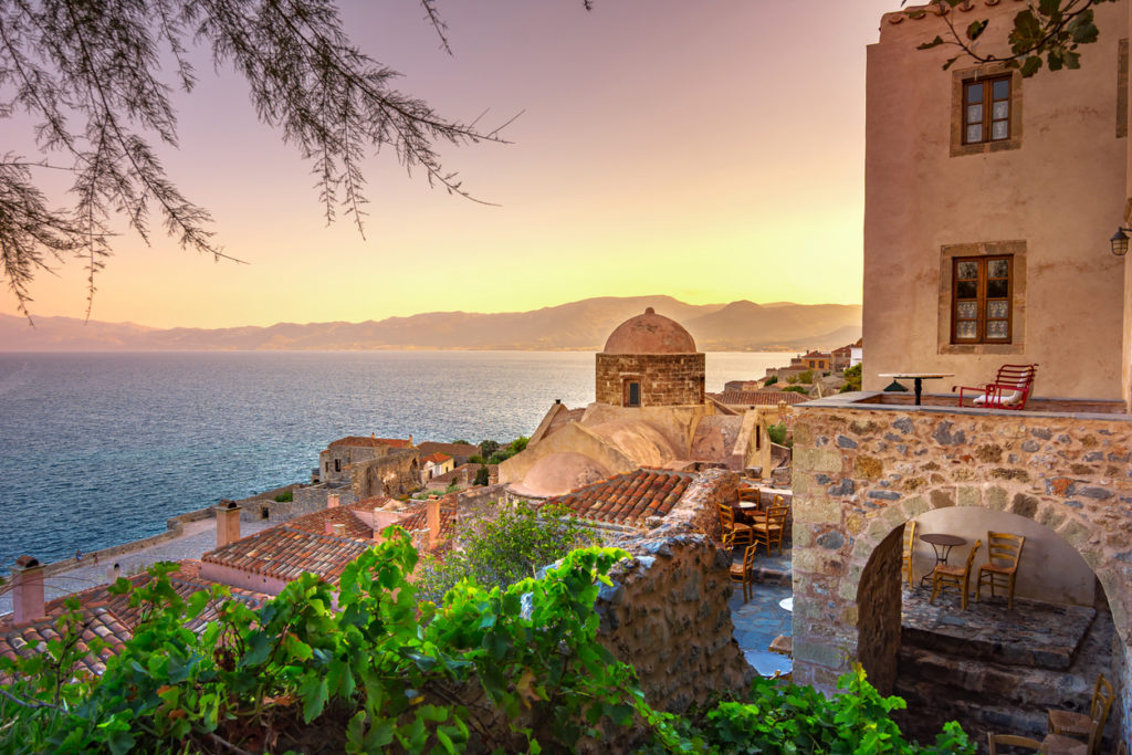 The castletown of Monemvasia