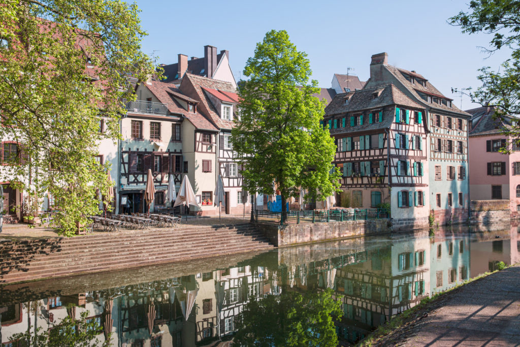 Half timbered houses in Strasbourg