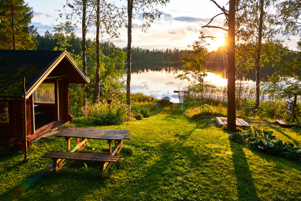 Holiday on the lakes in Finland