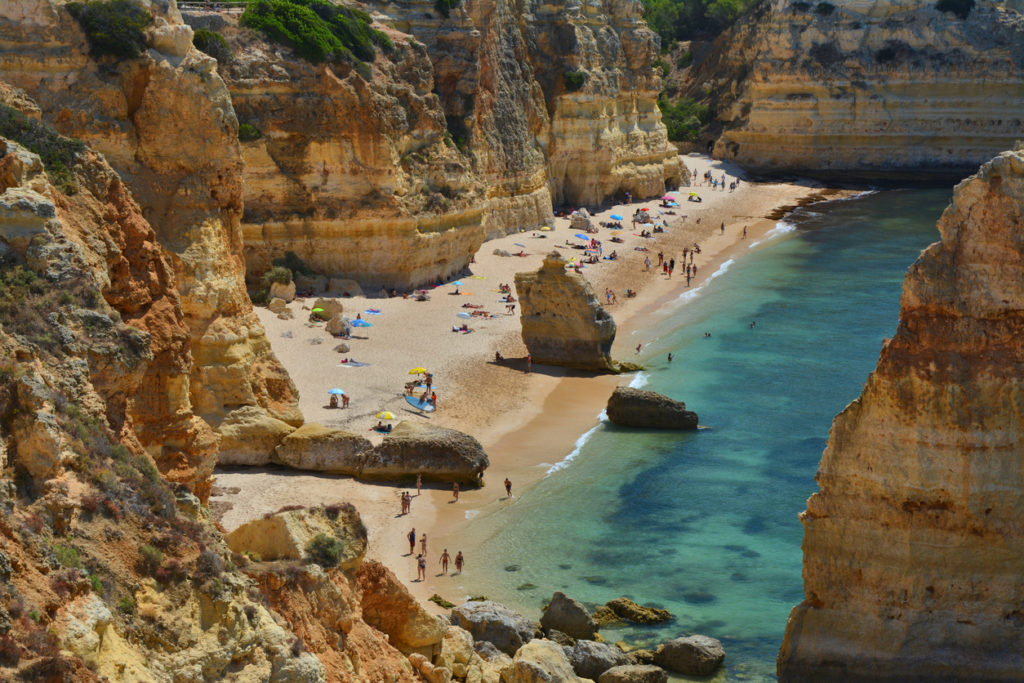 Praia da Marinha Beach