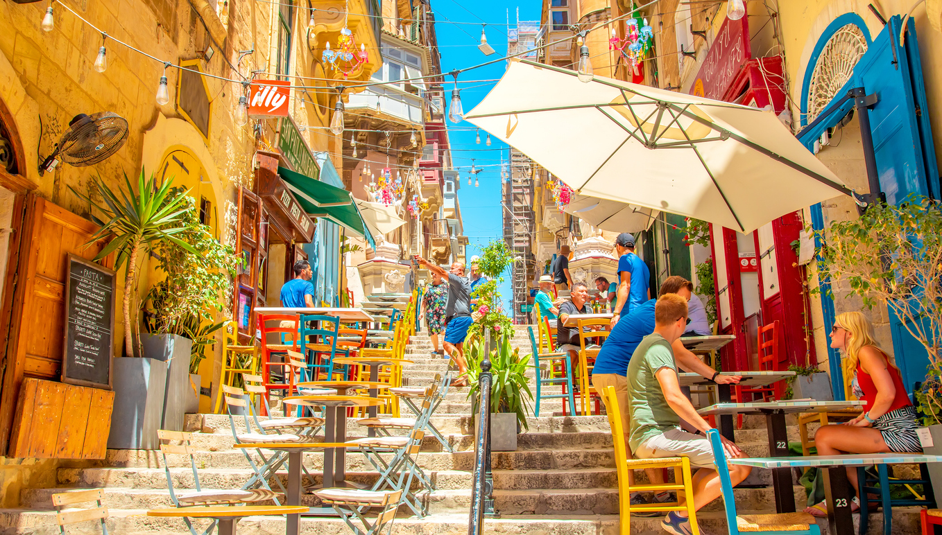 Summer in Valletta old town