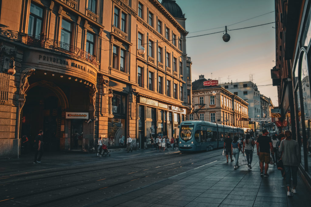 The Lower Town of Zagreb