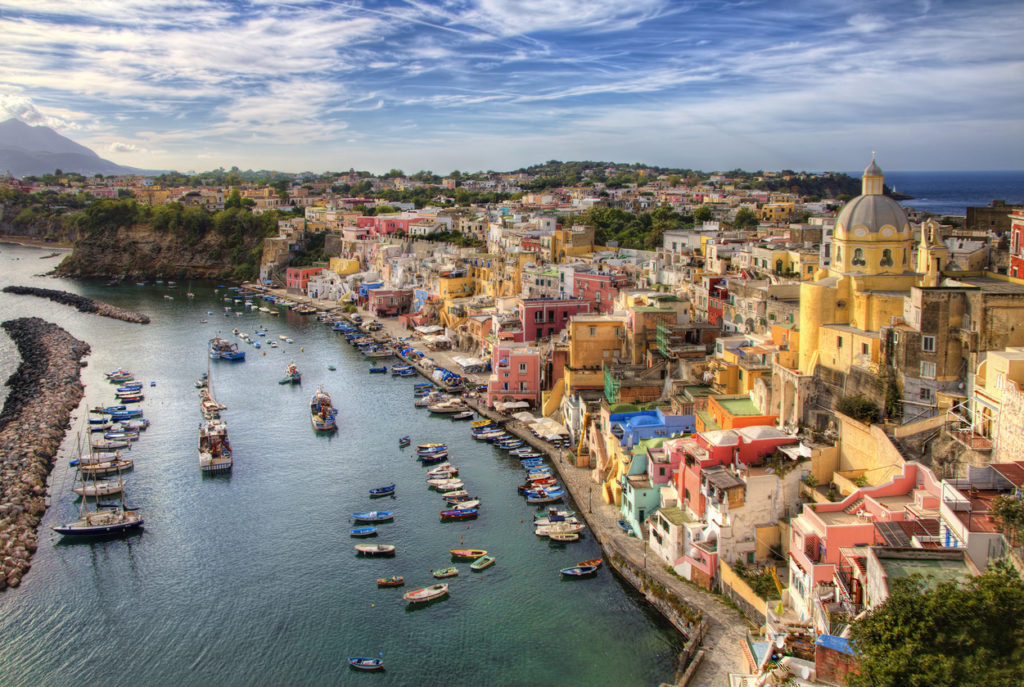 The island of Procida Bay of Naples