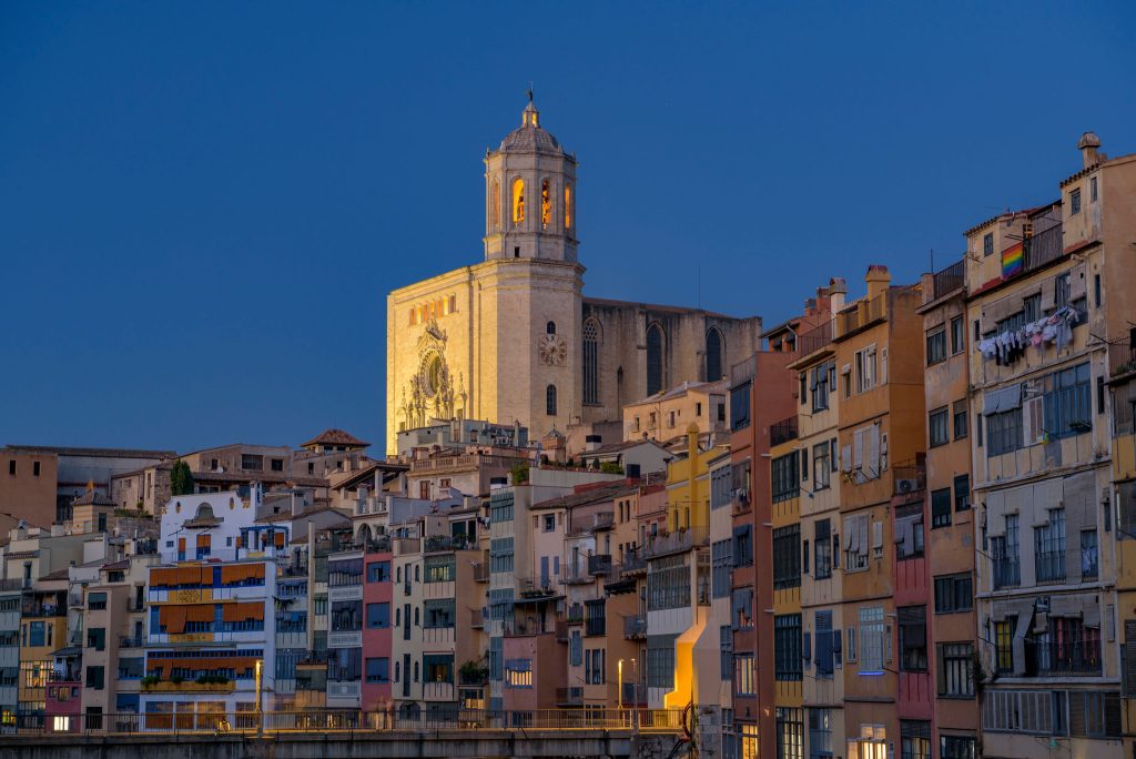 Girona Cathedral From The River