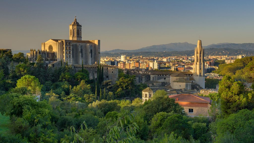 Girona city and cathedral